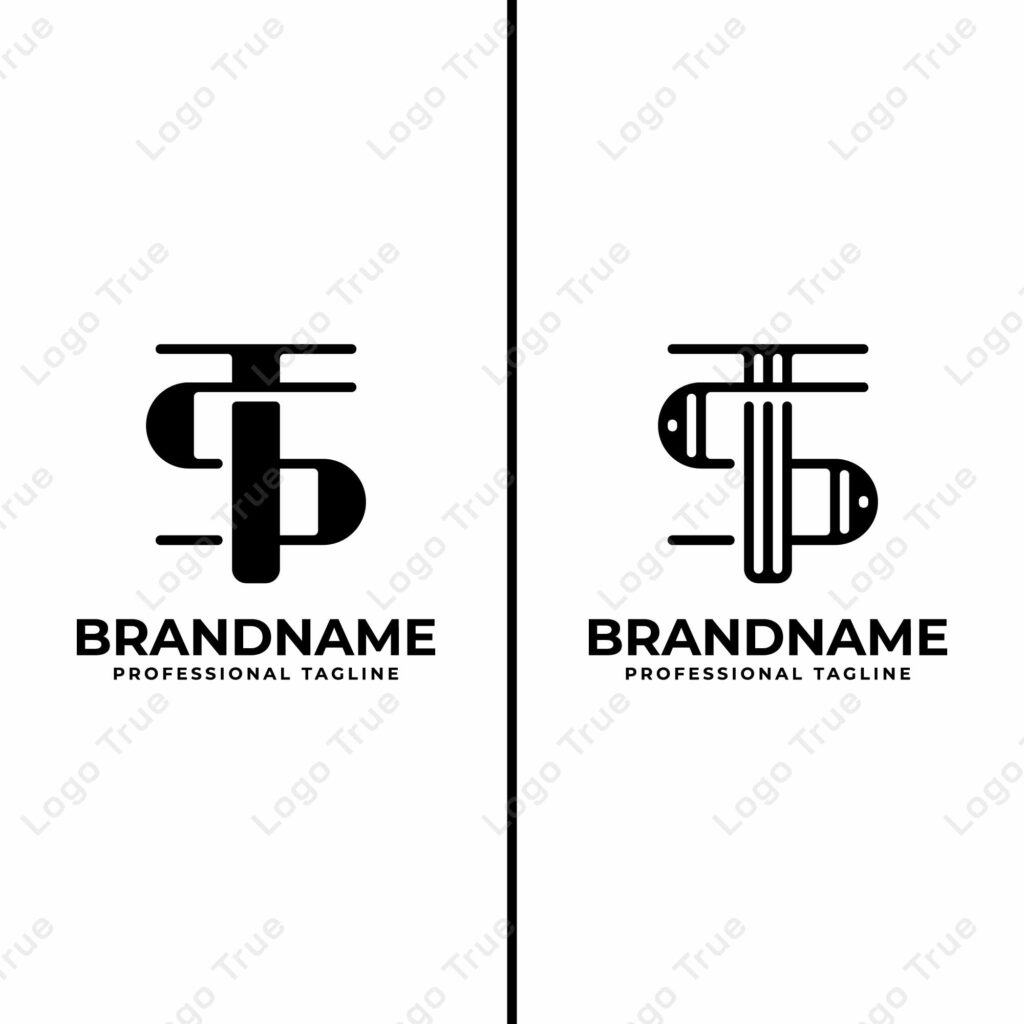 Letters ST Monogram Logo, suitable for any business with ST or TS initials Prayoga Cahya