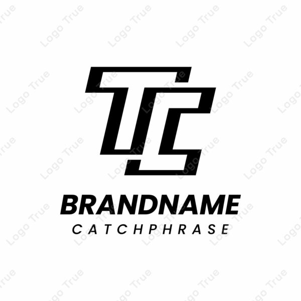 Letters TC Monogram Logo, suitable for any business with CT or TC initials Prayoga Cahya
