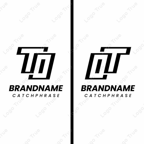 Letters TO and OT Monogram Logo, suitable for any business with OT or TO initials Prayoga Cahya