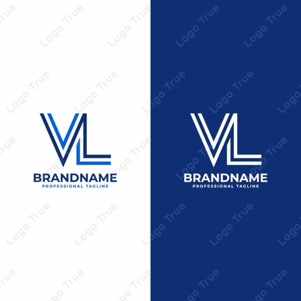 Letters VL Line Monogram Logo, suitable for business with LV or VL initials Prayoga Cahya