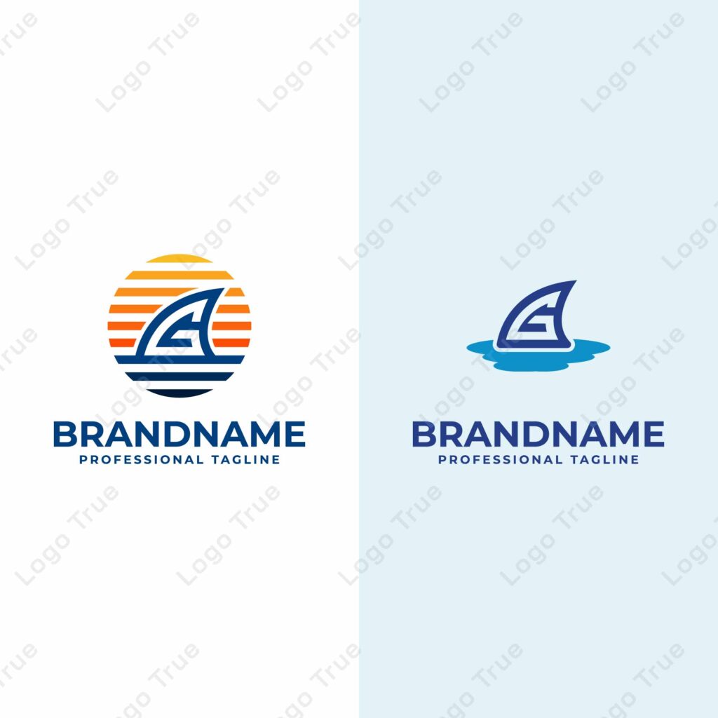 Letter G Shark Fin Logo, for any business related to shark and fin Prayoga Cahya