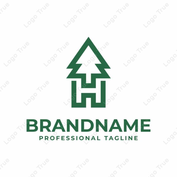 Letter H Tree Logo, for any Environmental Brands with H initial Prayoga Cahya