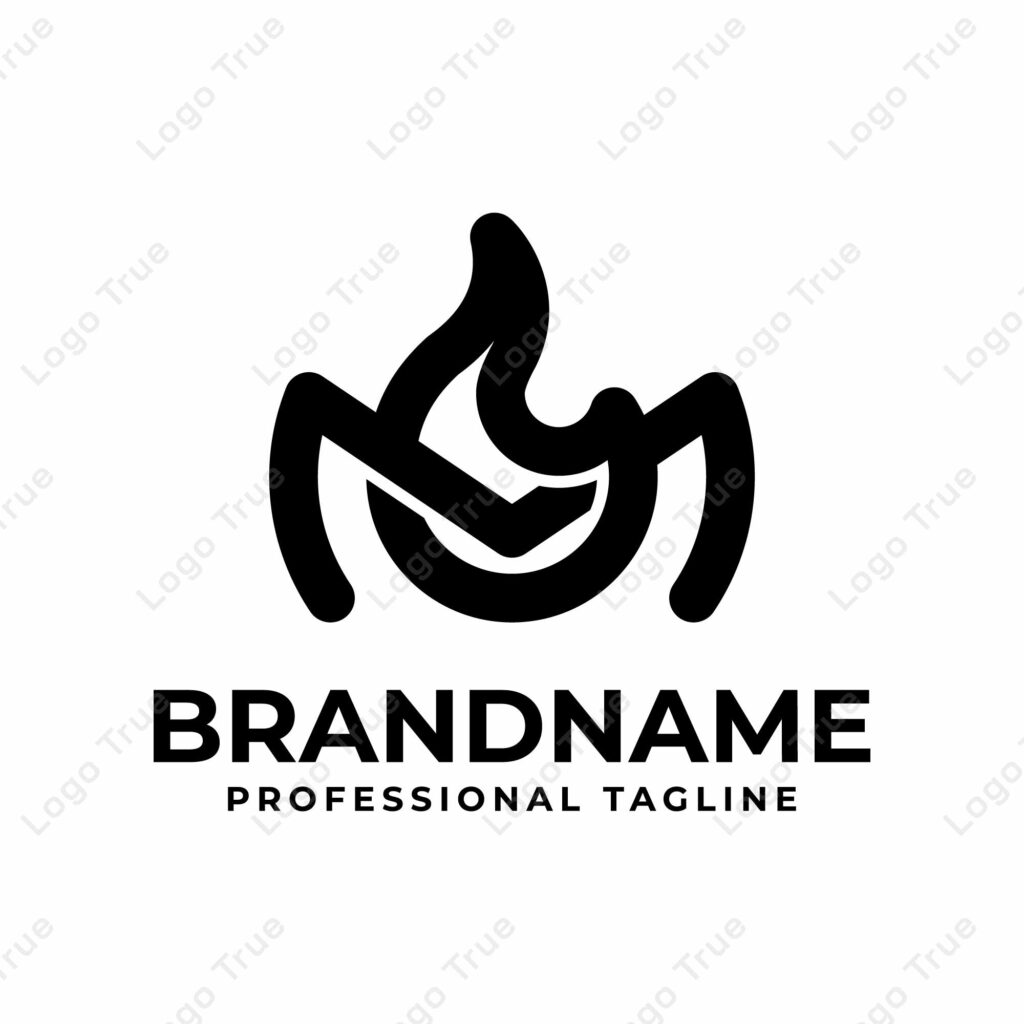 Letter M Fire Logo, , suitable or any business related to Flame with M initial Prayoga Cahya