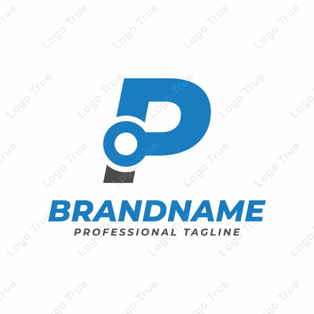 Letter P Technology logo, symbolizing innovation, progress, and cutting-edge technology Prayoga Cahya