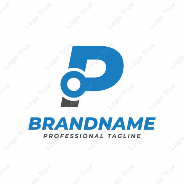 Letter P Technology logo, symbolizing innovation, progress, and cutting-edge technology Prayoga Cahya