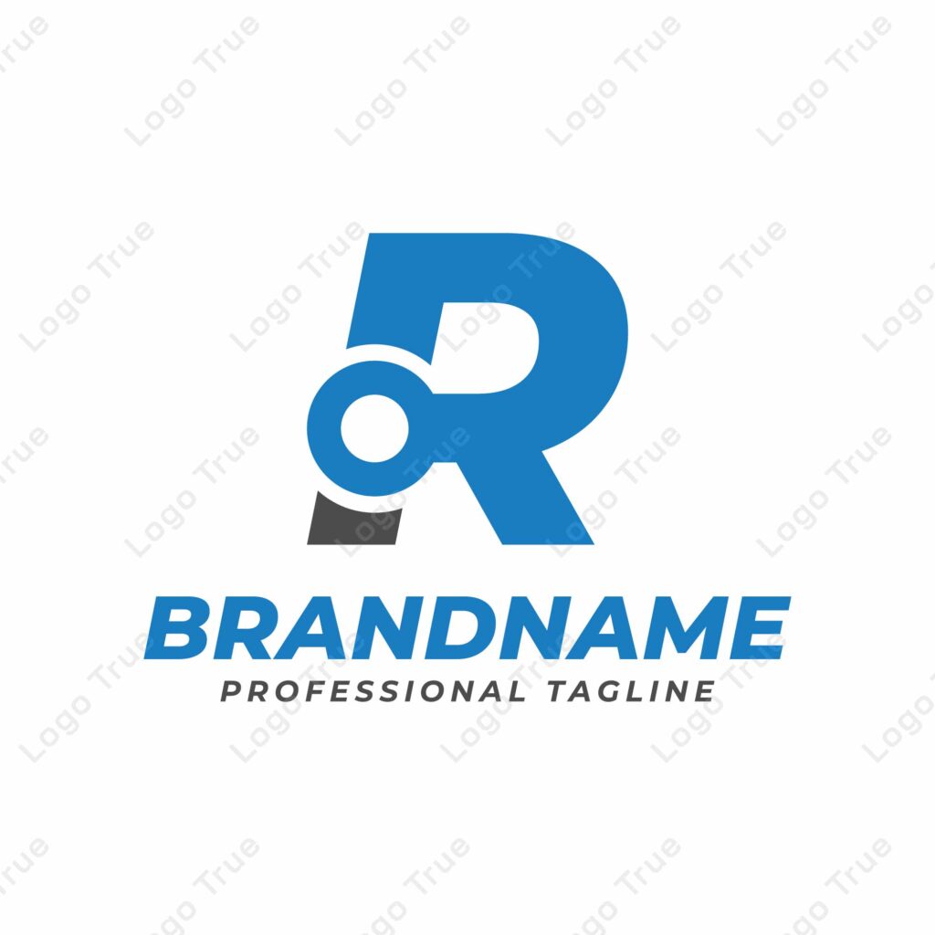 Letter R Technology logo, symbolizing innovation, progress, and cutting-edge technology Prayoga Cahya