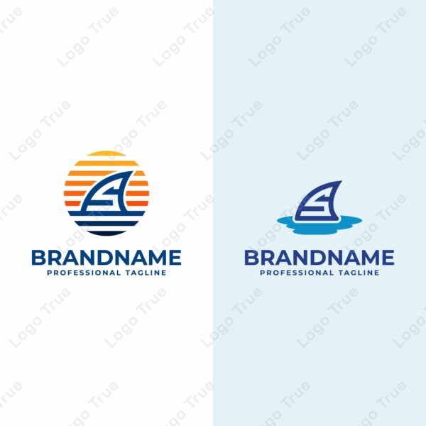 Letter S Shark Fin Logo, for any business related to shark and fin Prayoga Cahya