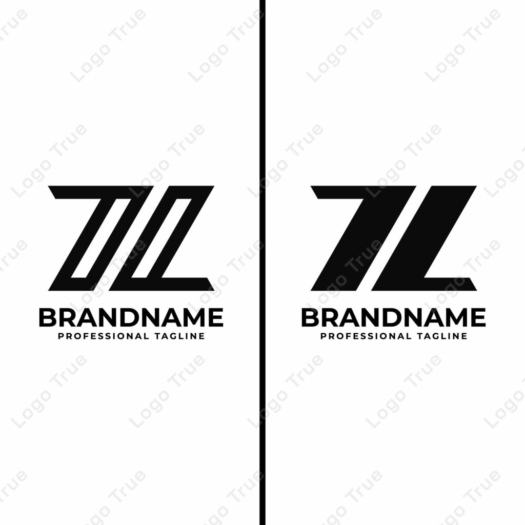 Letters 7L or Z Monogram Logo Set, for business with 7L, L7, or Z initials Prayoga Cahya
