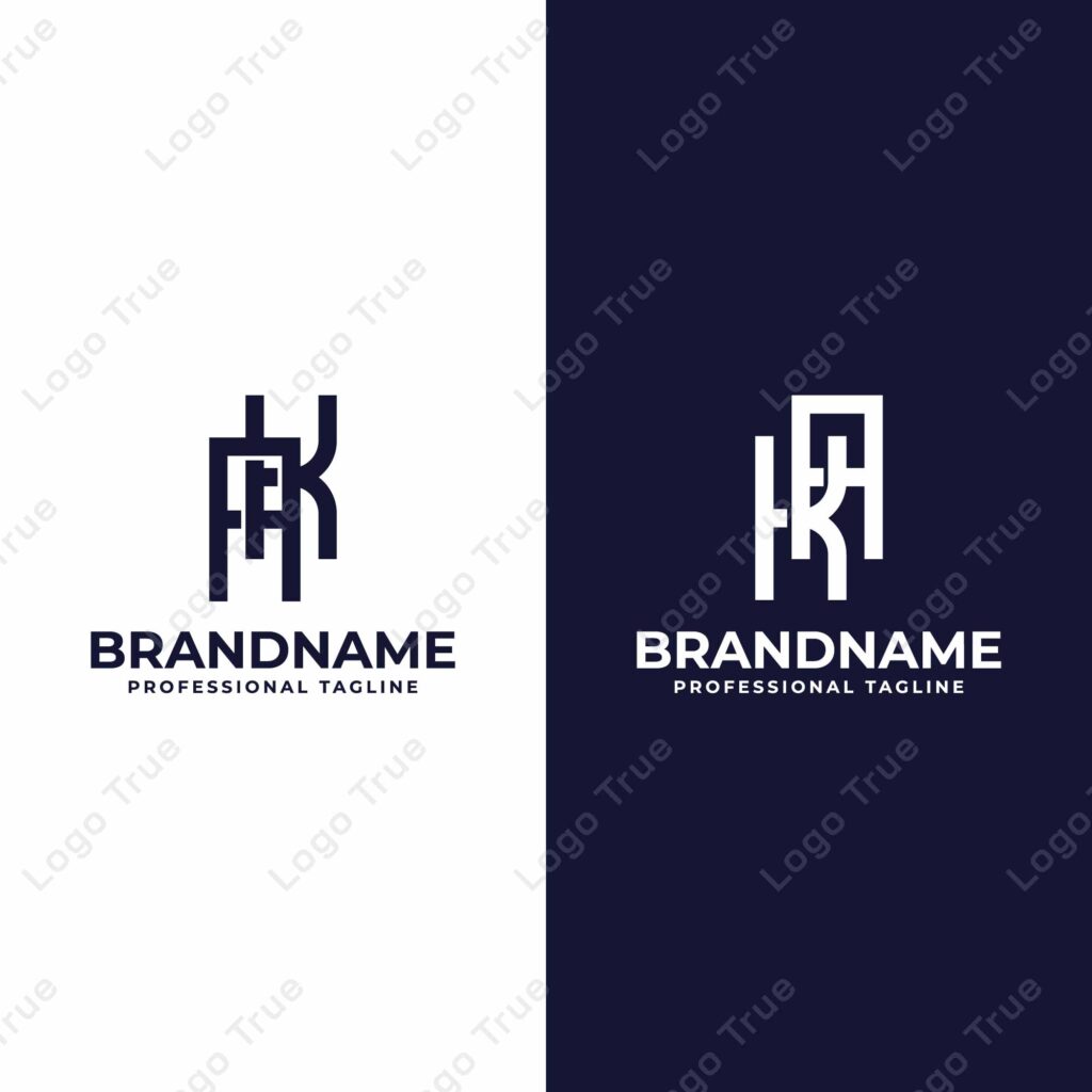 Letters AK and KA Monogram Logo, for business with KA or AK initials Prayoga Cahya