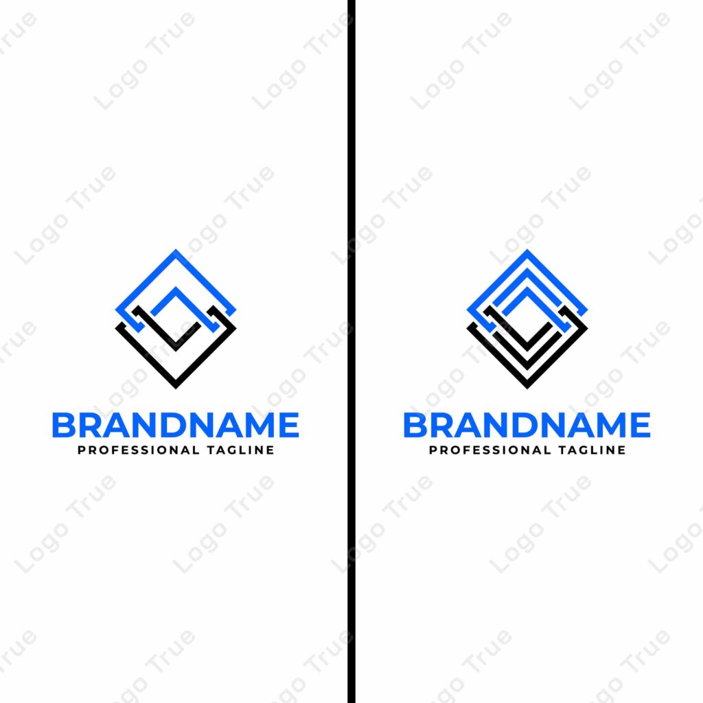 Letters AV Monogram Line Logo Set, for business with AV or VA initials Prayoga Cahya