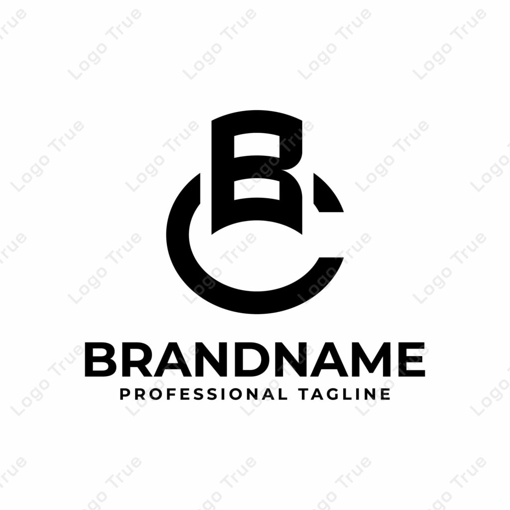 Letters BC Monogram Logo, suitable for any business with BC or CB initials Prayoga Cahya
