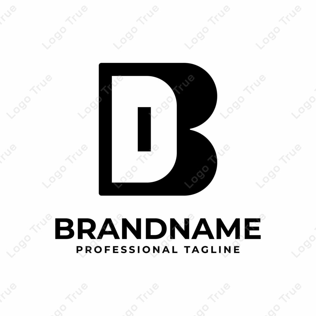 Letters BD Monogram Logo, suitable for any business with DB or BD initials Prayoga Cahya
