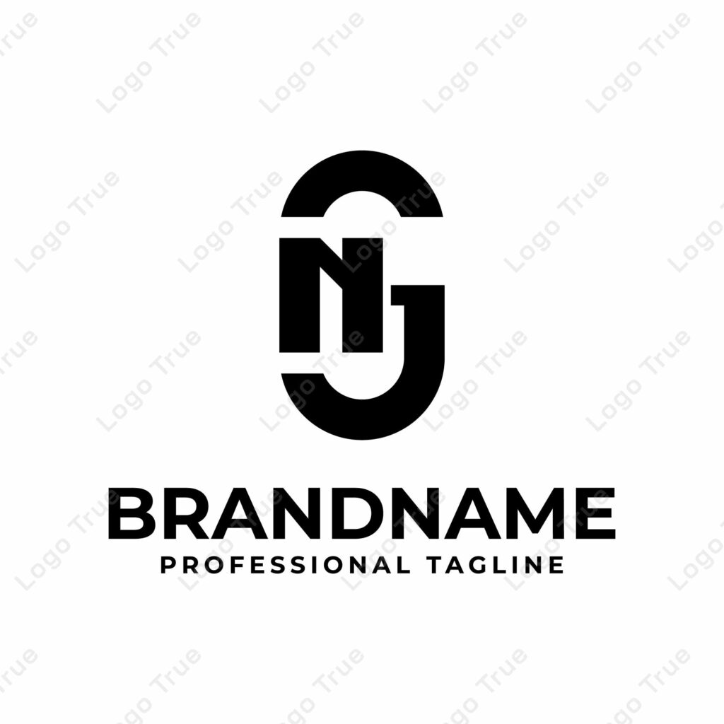 Letters GN or SN Monogram Logo, for any business with GN, NG, SN, or NS initials Prayoga Cahya