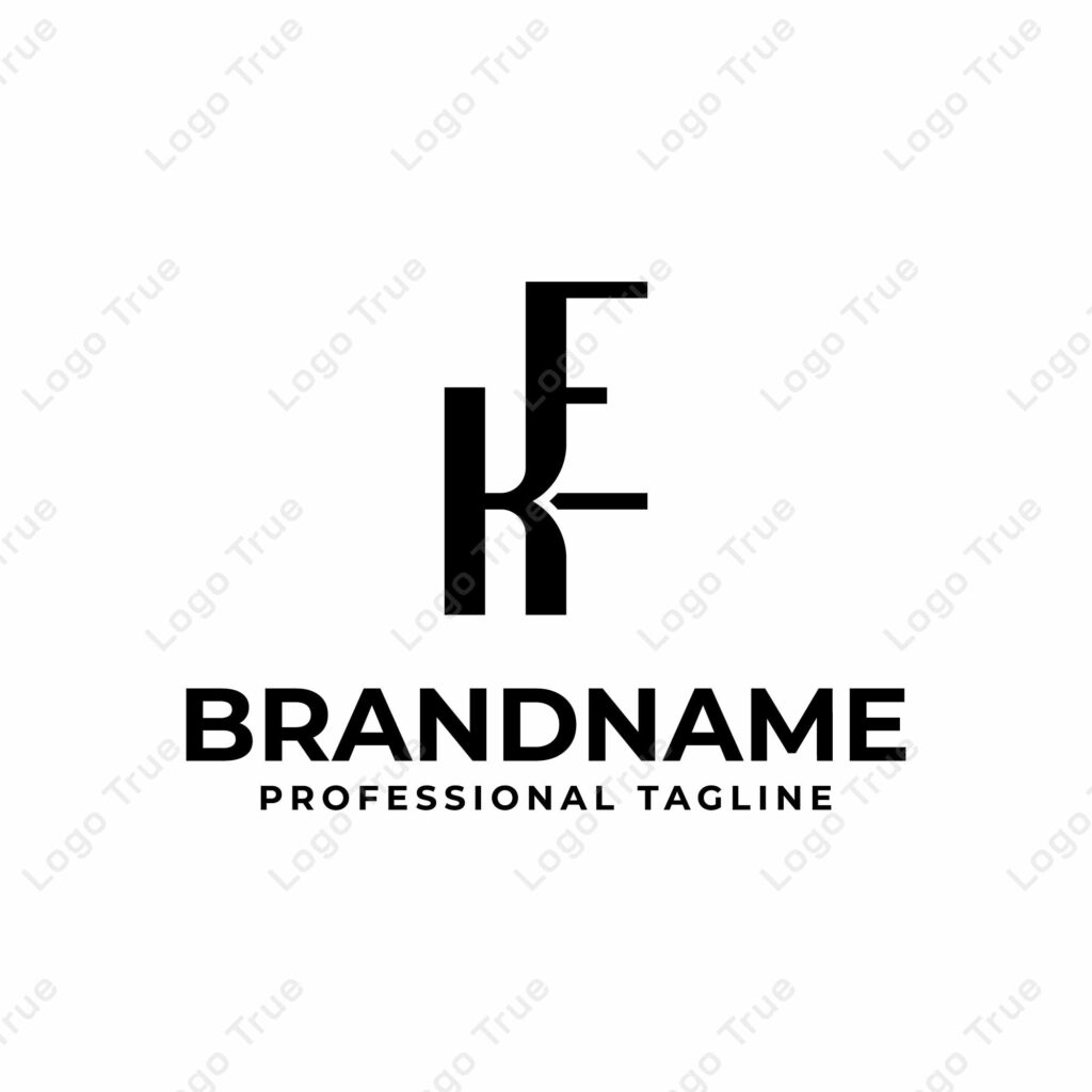 Letters KE Monogram Logo, suitable for any business with EK or KE initials Prayoga Cahya