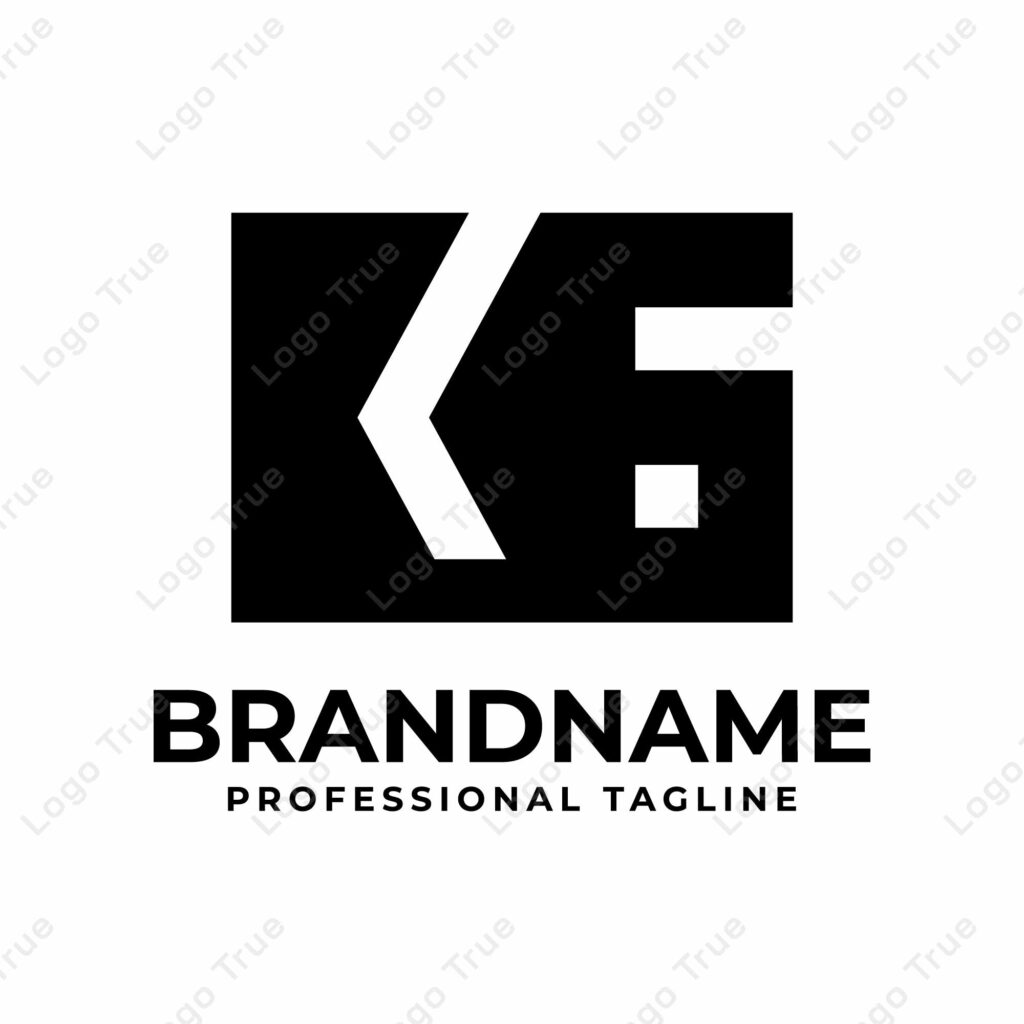 Letters KG Monogram Logo, suitable for any business with KG or GK initials Prayoga Cahya