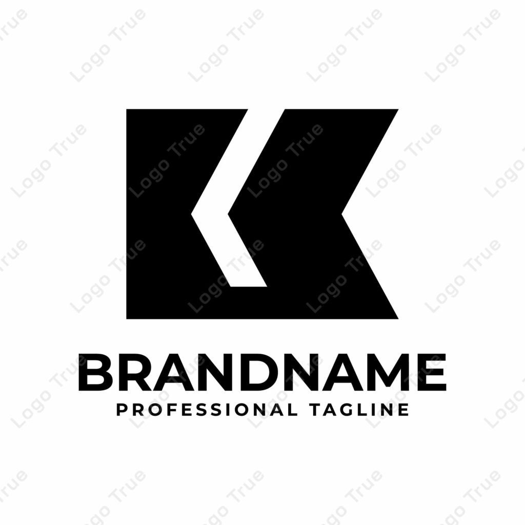 Letters KK Monogram Logo, suitable for any business with KK initials Prayoga Cahya