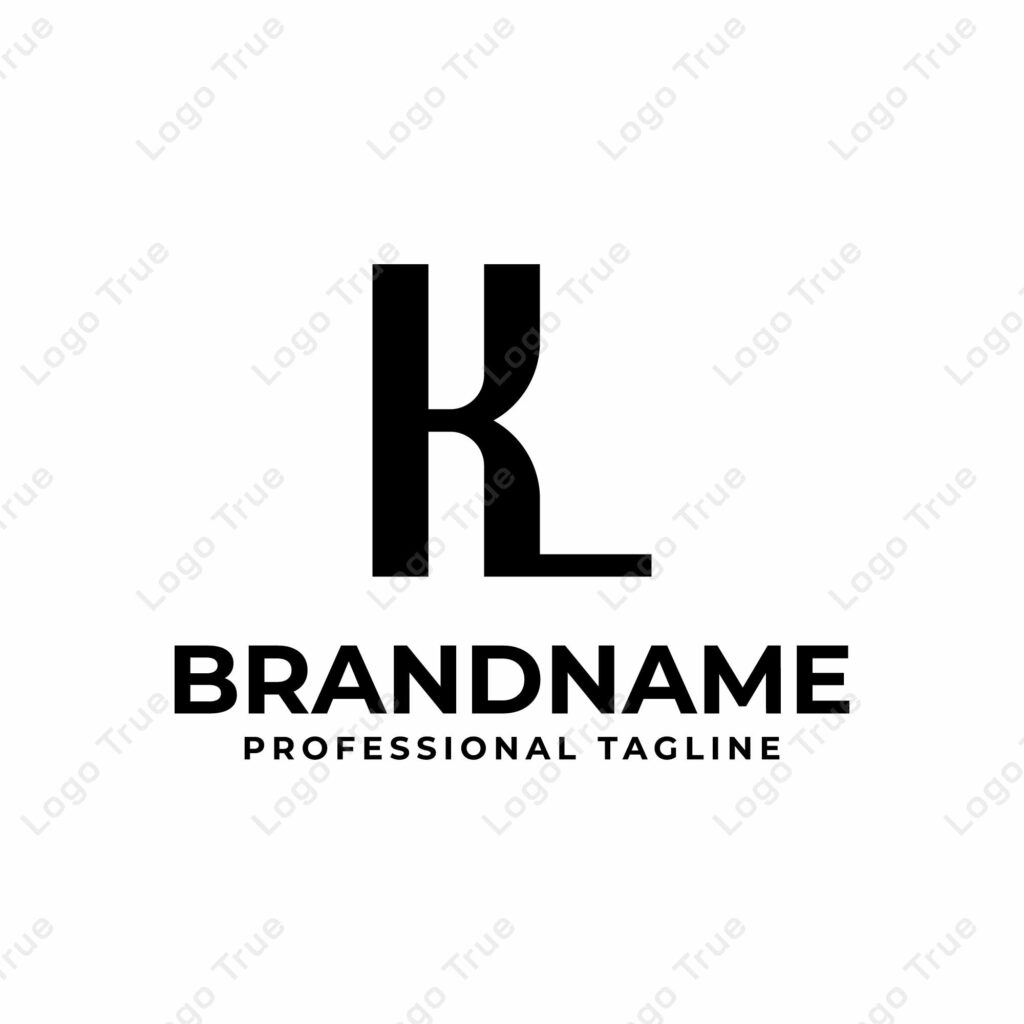 Letters KL Monogram Logo, suitable for any business with LK or KL initials Prayoga Cahya