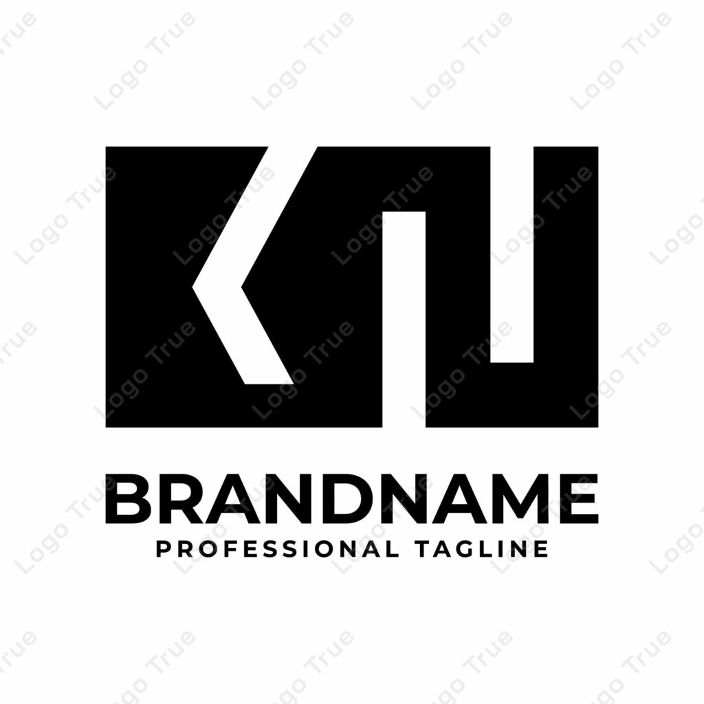 Letters KN Monogram Logo, suitable for any business with KN or NK initials Prayoga Cahya