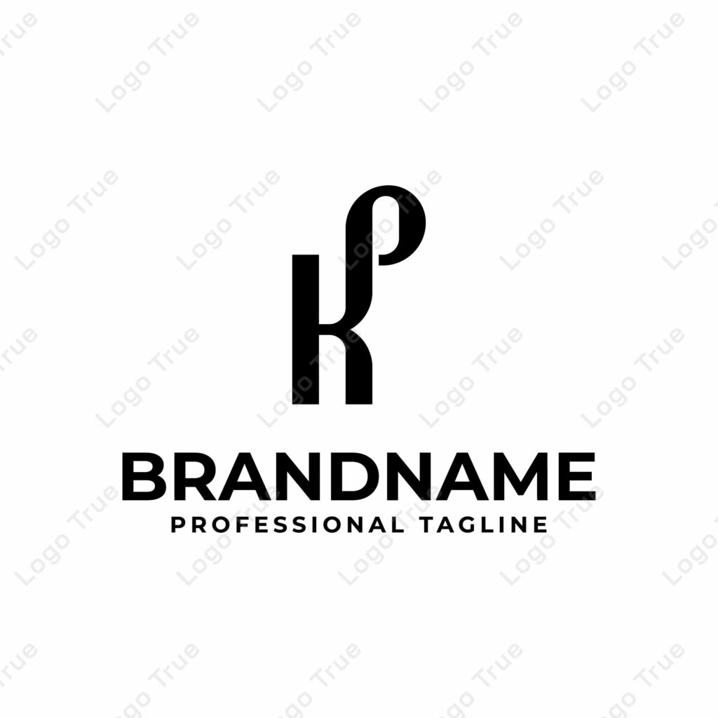 Letters KP Monogram Logo, suitable for any business with PK or KP initials Prayoga Cahya