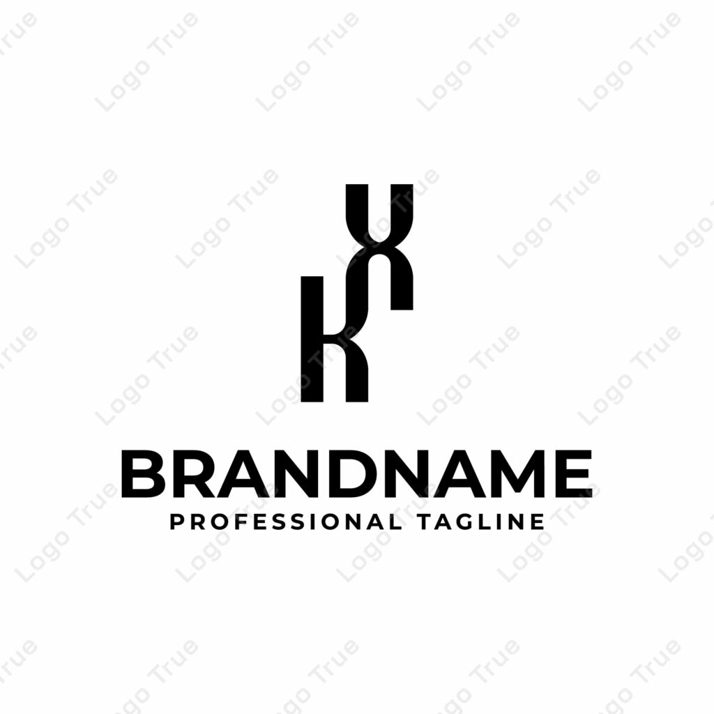 Letters KX Monogram Logo, suitable for any business with XK or KX initials Prayoga Cahya