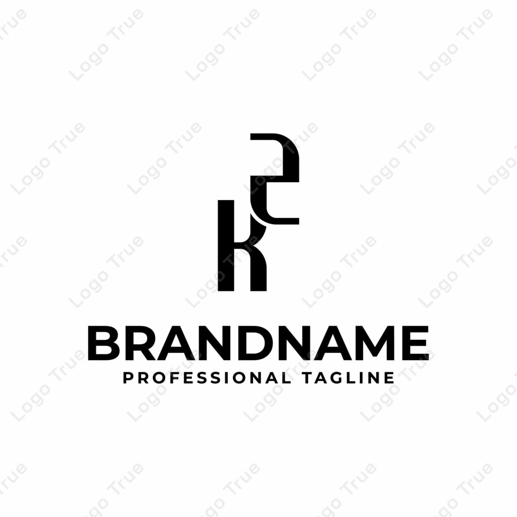 Letters KZ and ZK Monogram Logo, suitable for any business with ZK or KZ initials Prayoga Cahya