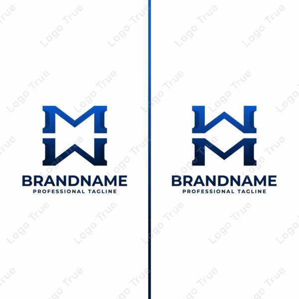 Letters MW and WM Monogram Logo, suitable for any business with MW or WM initials Prayoga Cahya