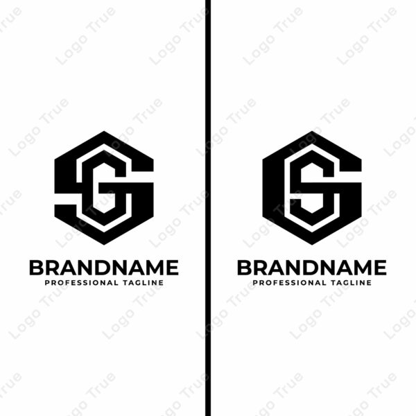 Letters SG and GS Hexagon Monogram Logo, suitable for business with SG or GS initials Prayoga Cahya