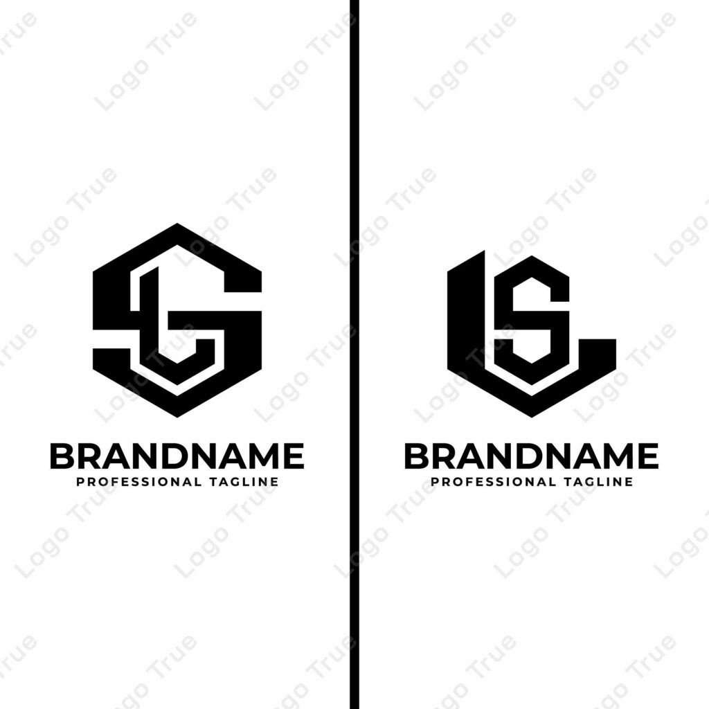 Letters SL and LS Hexagon Monogram Logo, suitable for business with SL or LS initials Prayoga Cahya