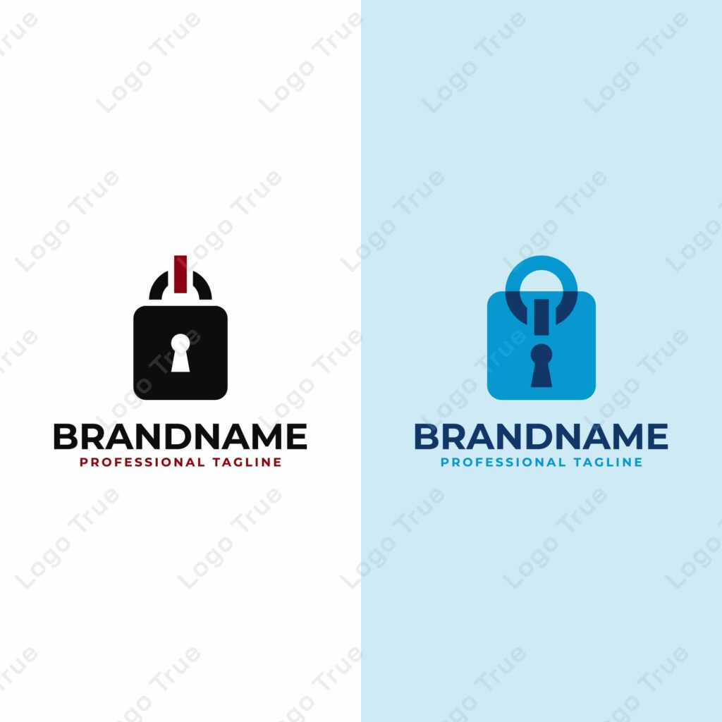 Padlock Power Logo, suitable or any business related to Padlock and Power Prayoga Cahya